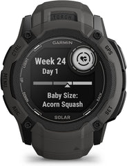 Garmin Instinct 2X Solar  Rugged GPS Smartwatch  Built-in Flashlight  Solar Charging Capability  Multi-Band GNSS  Graphite