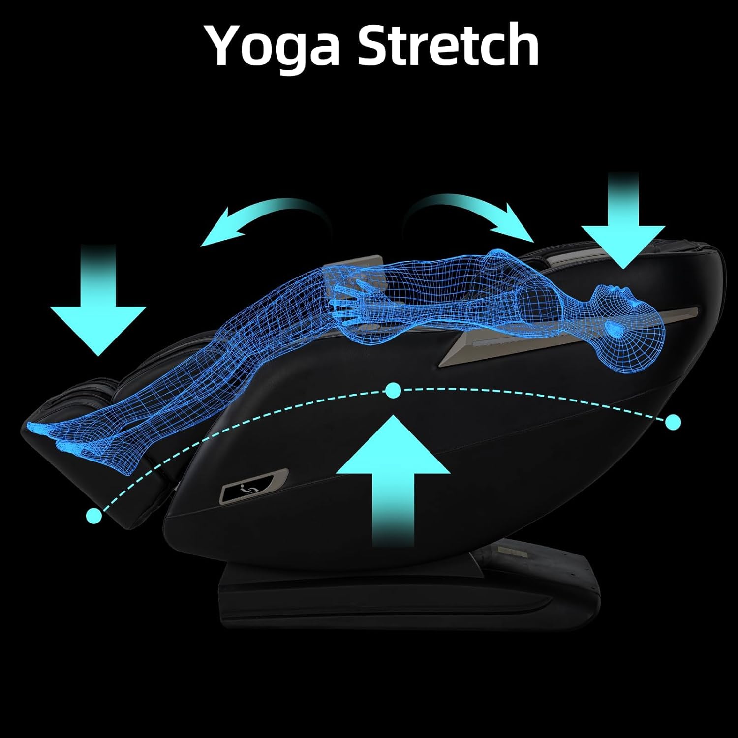 MYTHIA MD906 2026 Massage Chair - Full Body Zero Gravity Recliner with 3D Massage, Heat Therapy, Air Pressure & Foot Roller, Bluetooth & USB Charging Port for Home & Office Use (Black)