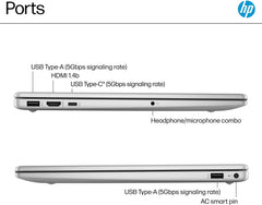 HP 15.6" Touchscreen Laptop  64GB RAM 2.5TB Storage (2TB SSD+512GB Docking Station Set)  6-Cores Intel Core i3  Windows 11  PLUSERA Earphones  Silver