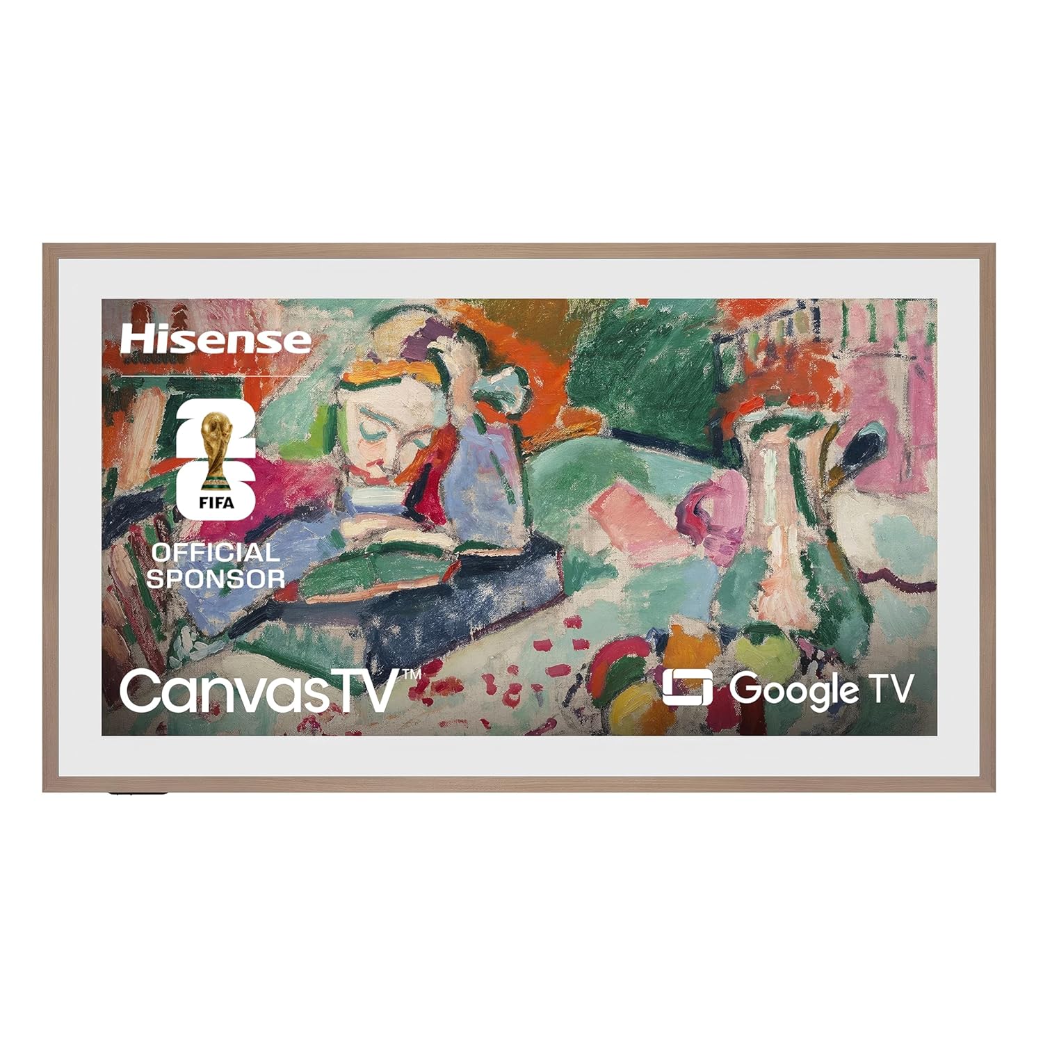 Hisense 55-Inch Class QLED 4K S7N CanvasTV Series Dolby Vision HDR Google Smart TV (55S7N) - 144Hz  Art Mode  Anti-Glare Panel  Hi-Matte Display  Frame & UltraSlim Wall Mount Included