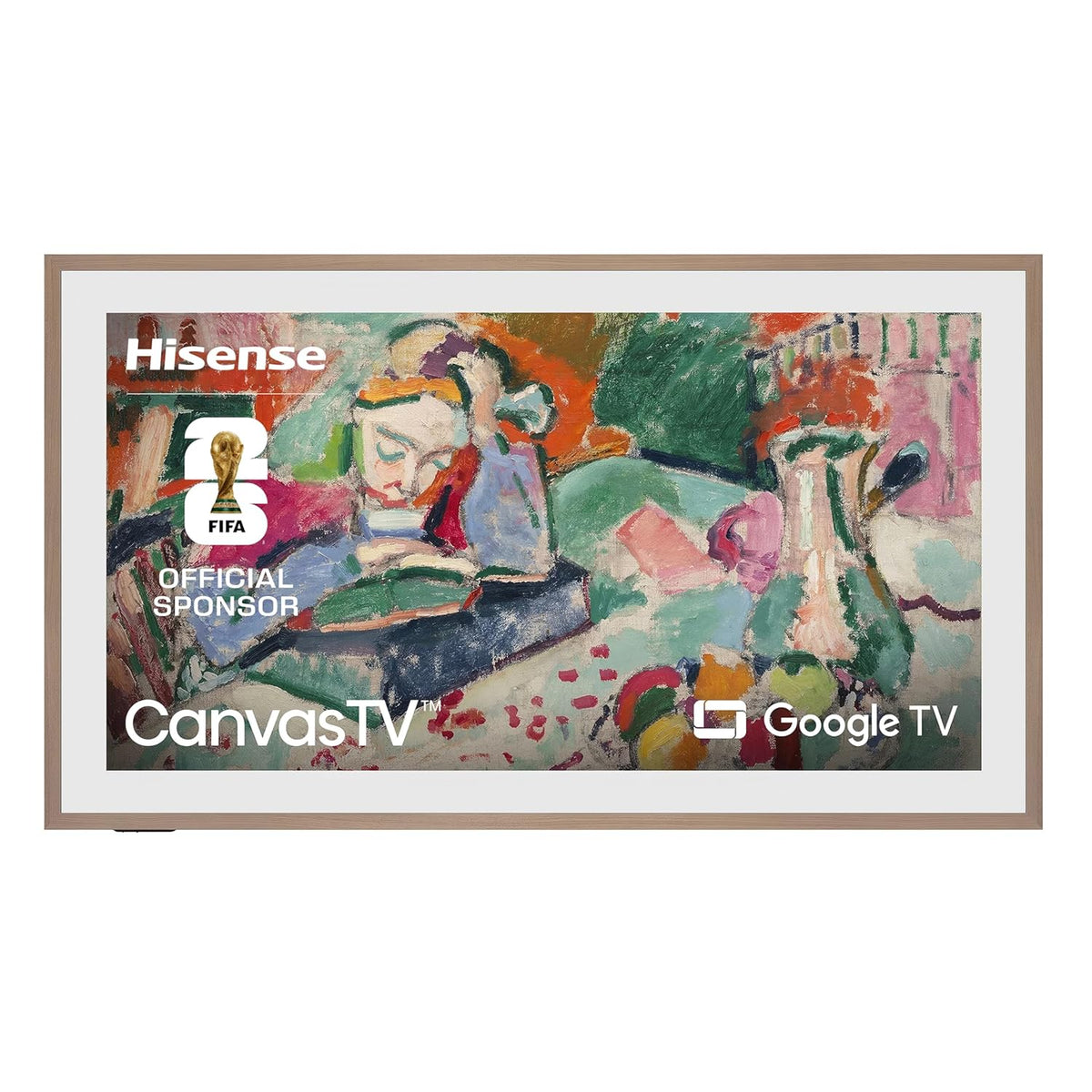 Hisense 55-Inch Class QLED 4K S7N CanvasTV Series Dolby Vision HDR Google Smart TV (55S7N) - 144Hz  Art Mode  Anti-Glare Panel  Hi-Matte Display  Frame & UltraSlim Wall Mount Included
