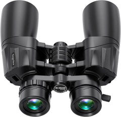 10-30x50 Zoom Binoculars for Adults  High Powered Military Binoculars for Bird Watching Traveling Hunting Concerts with Large View BAK4 FMC Lens Clear Low Light Vision at Night