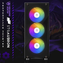 STGAubron Gaming PC Desktop Computer  AMD Ryzen 5 2600 up to 3.9G  GeForce RTX 2060 6G  16G DDR4  512G SSD  600M WiFi  BT 5.0  RGB Fan x4  Windows 11 Home