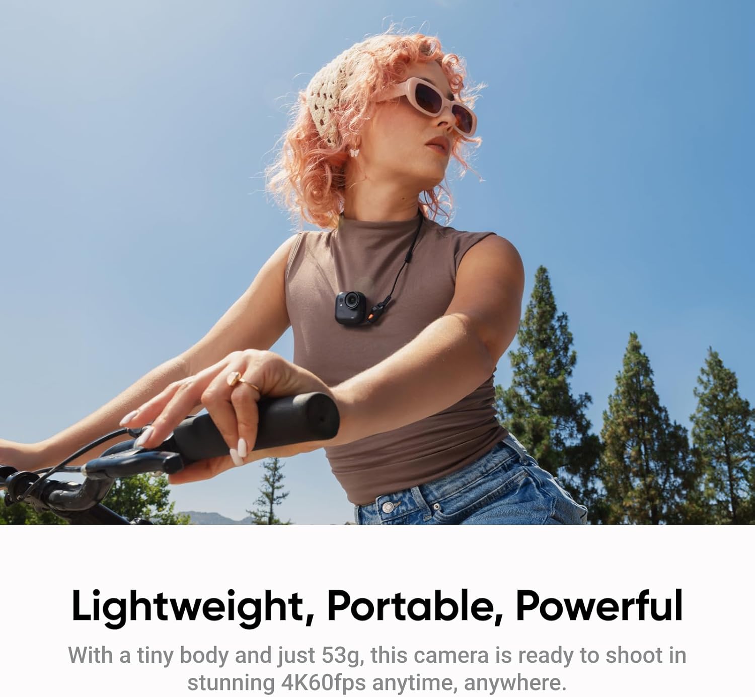 Insta360 GO Ultra Creator Bundle - Small 4K Vlogging Camera  Hands-Free  POV Cam  1/1.28" Sensor  53g Lightweight  156° FOV  200 Min Battery Life  Magnetic Wearable Action Camera for Sports  YouTube