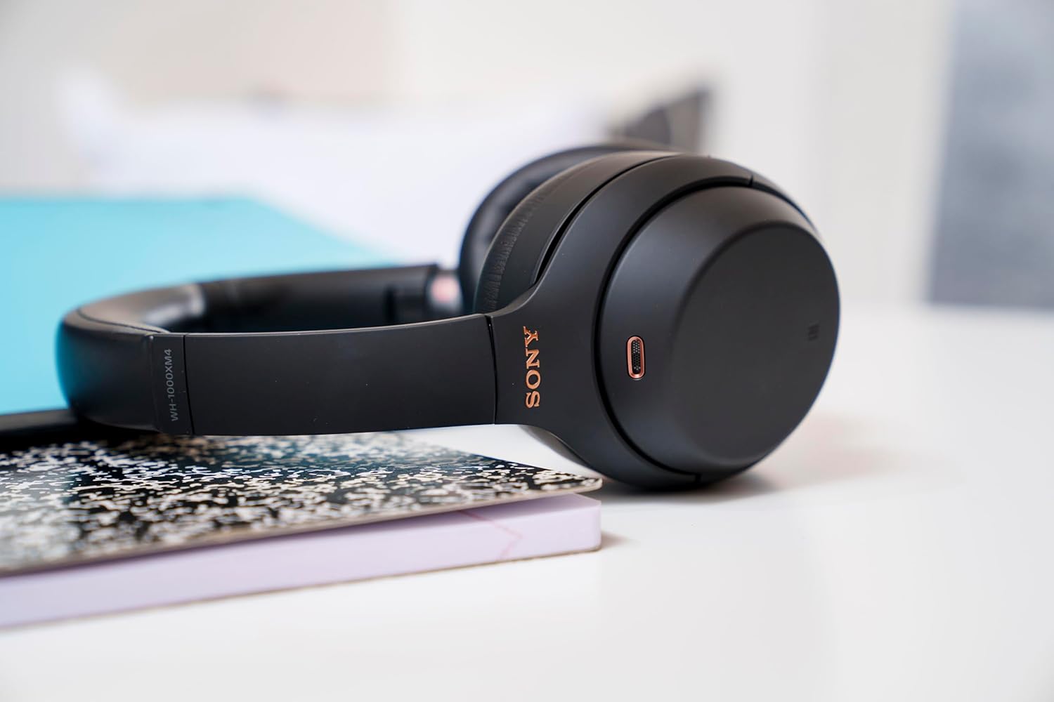 Sony WH-1000XM4 Wireless Premium Noise Canceling Overhead Headphones with Mic for Phone-Call and Alexa Voice Control  Black WH1000XM4