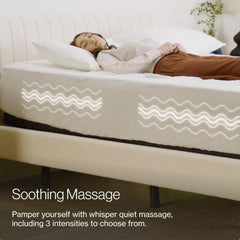 Nectar Full Adjustable Base & 12” Hybrid Mattress (New Version) - Head & Foot Incline - Medium Firm Memory Foam & Coils - Cooling Top Layer - 3 Massage Settings - 365-Night Trial & Forever Warranty