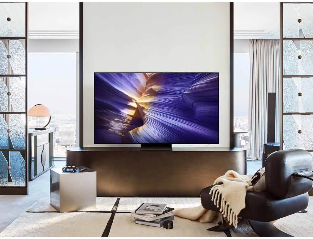 SAMSUNG 48-Inch Class OLED S90F 4K Smart TV (2025 Model) NQ4 AI Gen3 Processor  4K AI Upscaling Pro  OLED HDR +  Motion Xcelerator 144Hz  Samsung Vision AI  Alexa Built-in