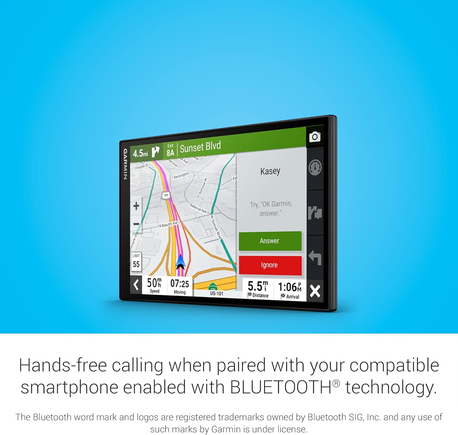 Garmin DriveSmart 86  8-inch Car GPS Navigator with Bright  Crisp High-Resolution Maps and Garmin Voice Assist