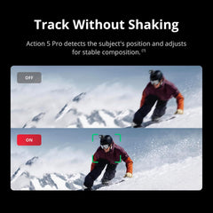 DJI Osmo Action 5 Pro Essential Combo  Waterproof Action Camera with 1/1.3" Sensor  4K/120fps Video  Subject Tracking  Stabilization  Dual OLED Touchscreens  Ideal for Sports  Vlog