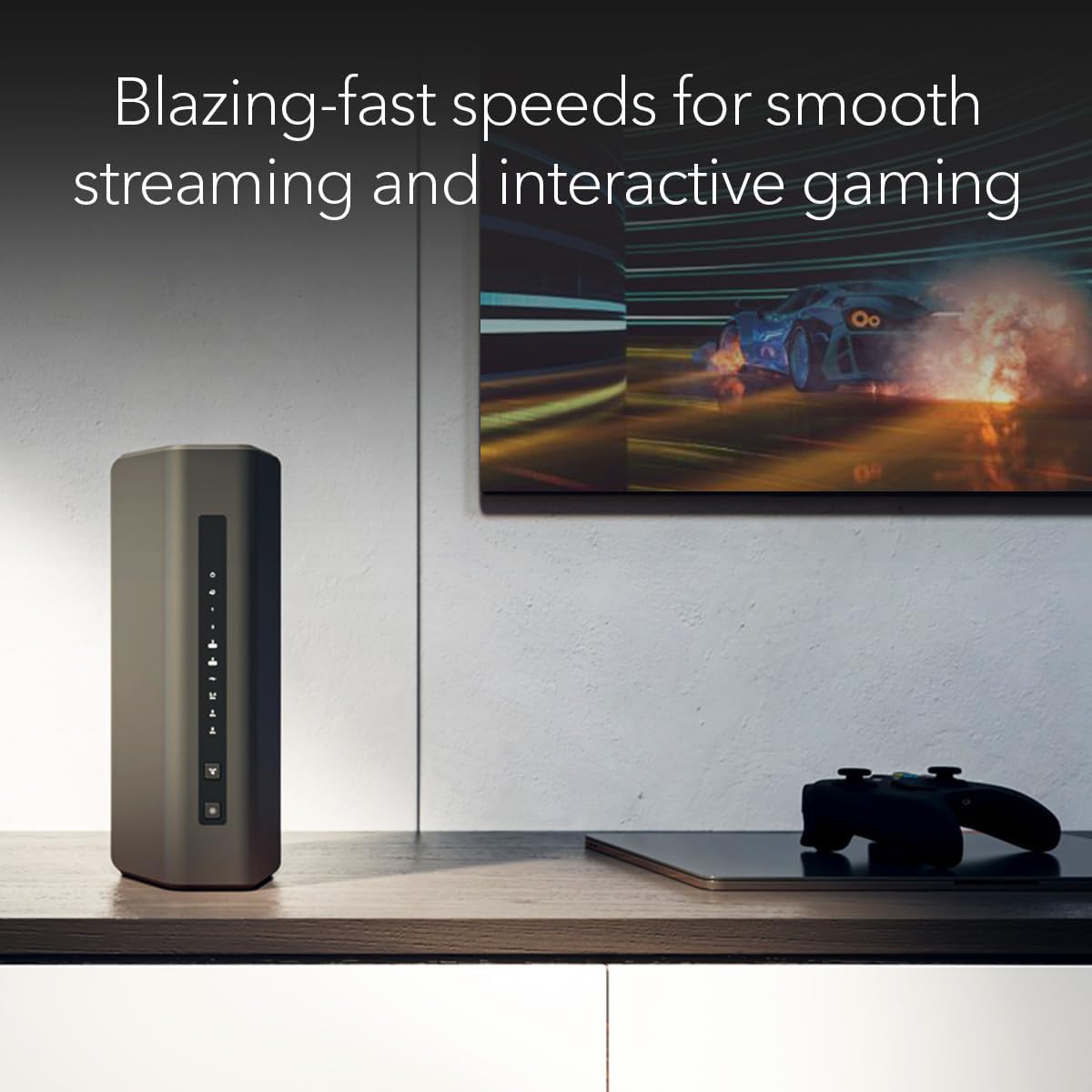 NETGEAR Nighthawk WiFi 7 Router (BE9300) – Router Only  9.3Gbps Wireless Speed  2.5 Gigabit Internet Port  Tri-Band for Gaming  Covers 2 500 sq. ft.  100 Devices  VPN – Free Expert Help