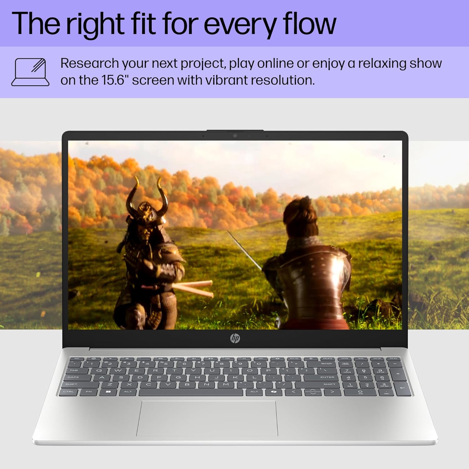 HP 15.6 inch Laptop  HD Touchscreen Display  AMD Ryzen 3 7320U  8 GB RAM  128 GB SSD  AMD Radeon Graphics  Windows 11 Home in S Mode  Natural Silver  15- fc0099nr