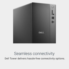 Dell Tower Desktop ECT1250 - Intel Core Ultra 7-265 Processor  UHD Graphics  32GB Memory  1TB M.2 SSD  3.0 SD Card Reader  Wired Keyboard and Mouse  Windows 11 Home  Basic Onsite Service