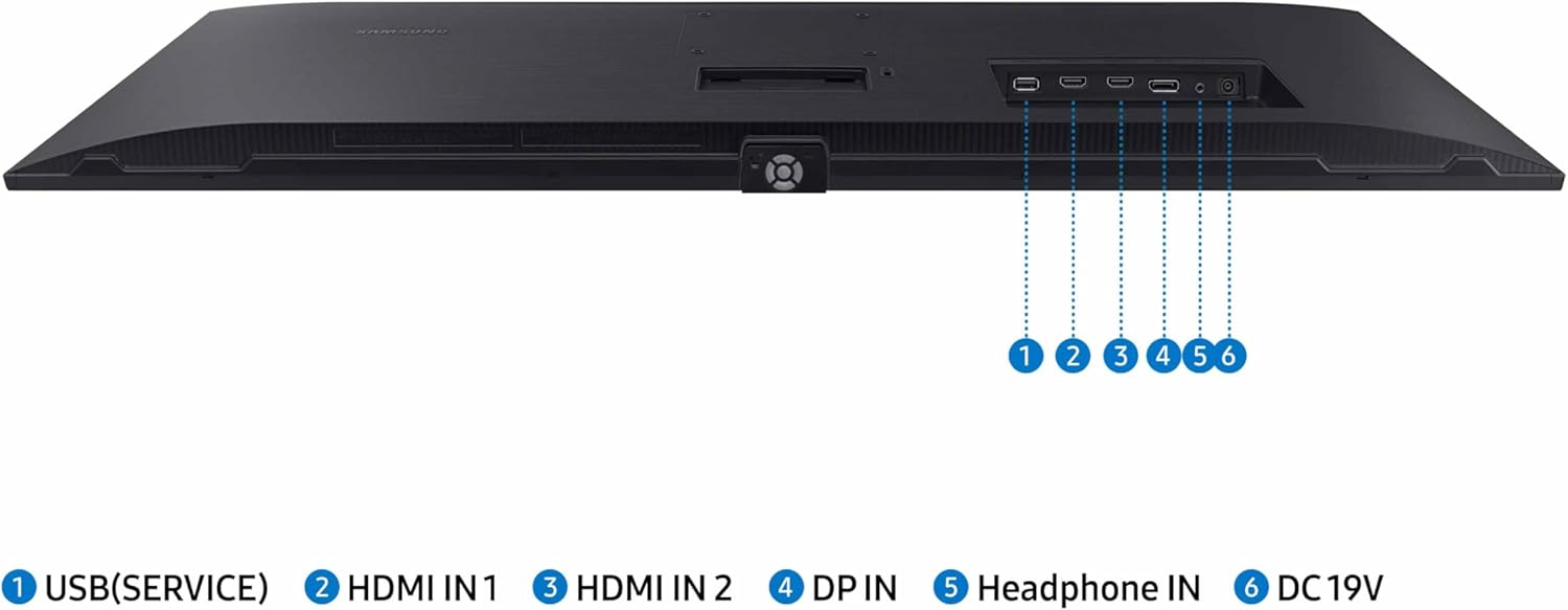 SAMSUNG 34" ViewFinity S50GC Series Ultra-WQHD Monitor  100Hz  5ms  HDR10  AMD FreeSync  Eye Care  Borderless Design  PIP  PBP  LS34C502GANXZA  2023  Black
