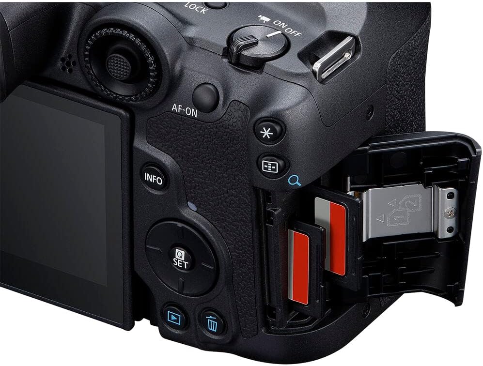 Canon EOS R7 Mirrorless Camera with 18-150mm Lens | Speed  Precision  and Versatility for Hybrid Creators (5137C009) + 64GB Memory Card + Canon Shoulder Bag