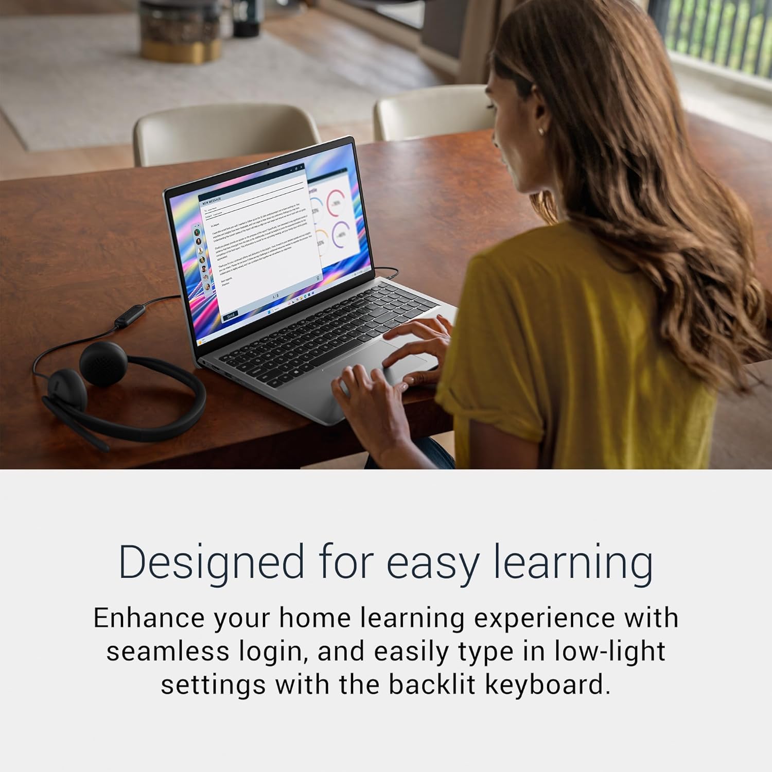 Dell 15 Laptop DC15250-15.6-inch FHD (1920x1080) 120Hz Display  Intel Core i5-1334U Processor  16GB DDR4 RAM  512GB SSD  Intel UHD Graphics  Windows 11 Home  Onsite Service - Platinum Silver
