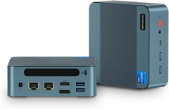 BOSGAME P2 Mini PC Intel i5-12450H (12th Gen  8-Core) | 16GB DDR4 512GB NVMe SSD | Triple 4K Display(HDMI/USB-C/DP) | Dual 2.5G LAN | Wi-Fi 6 & BT 5.2 | Win 11 Pro | Compact Desktop for Office  HTPC