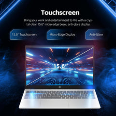 HP Ultrabook 15.6 FHD Touch-Screen Business Laptop Computer with Microsoft Office • 2026 Edition • Intel 10 cores i5-1334U • 12GB DDR4 RAM • 256GB SSD • Windows 11 • w/o Mouse