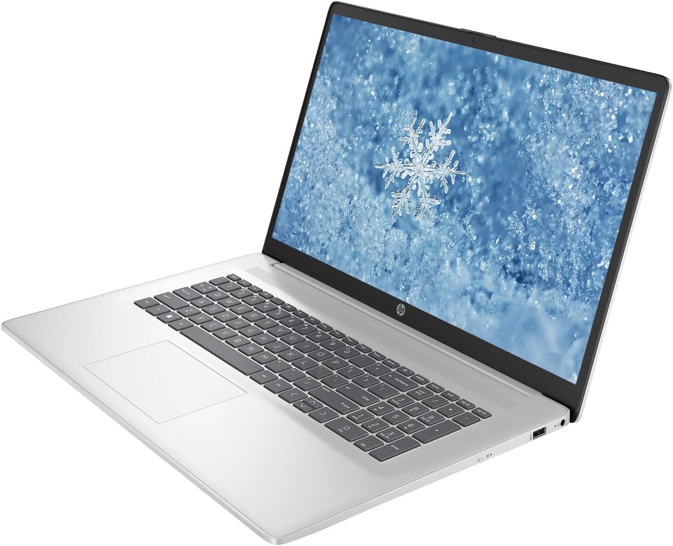 HP 17.3" HD+ Business & Student Laptop Computer  16GB RAM 1TB SSD  8-Cores Intel Core i3 Processor  Windows 11 Pro  Numeric Keypad  Wi-Fi 6  PLUSERA Earphones & 8-in-1 Hub  Natural Silver