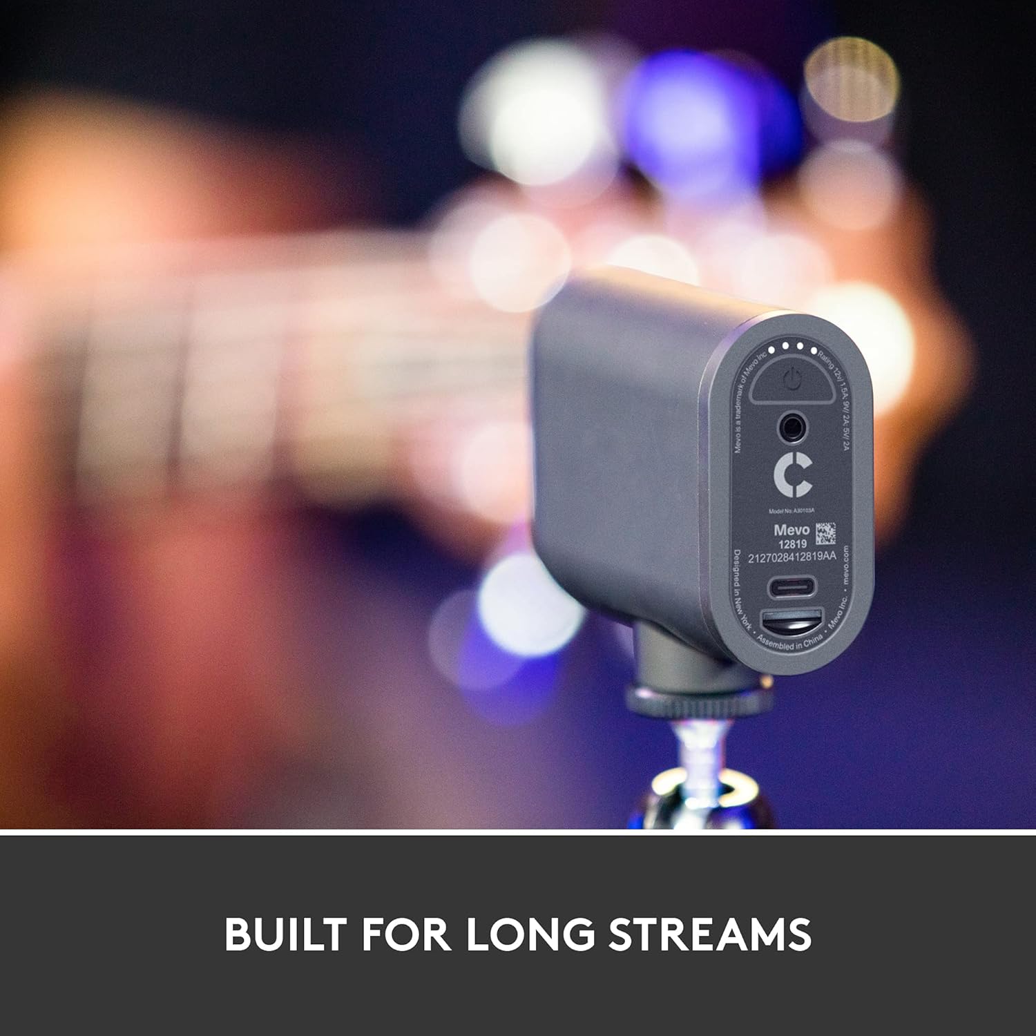 Logitech for Creators Mevo Start  Wireless Live Streaming Camera  1080p HD Video Quality  Intelligent App Control  Stream via LTE or Wi-Fi - Black