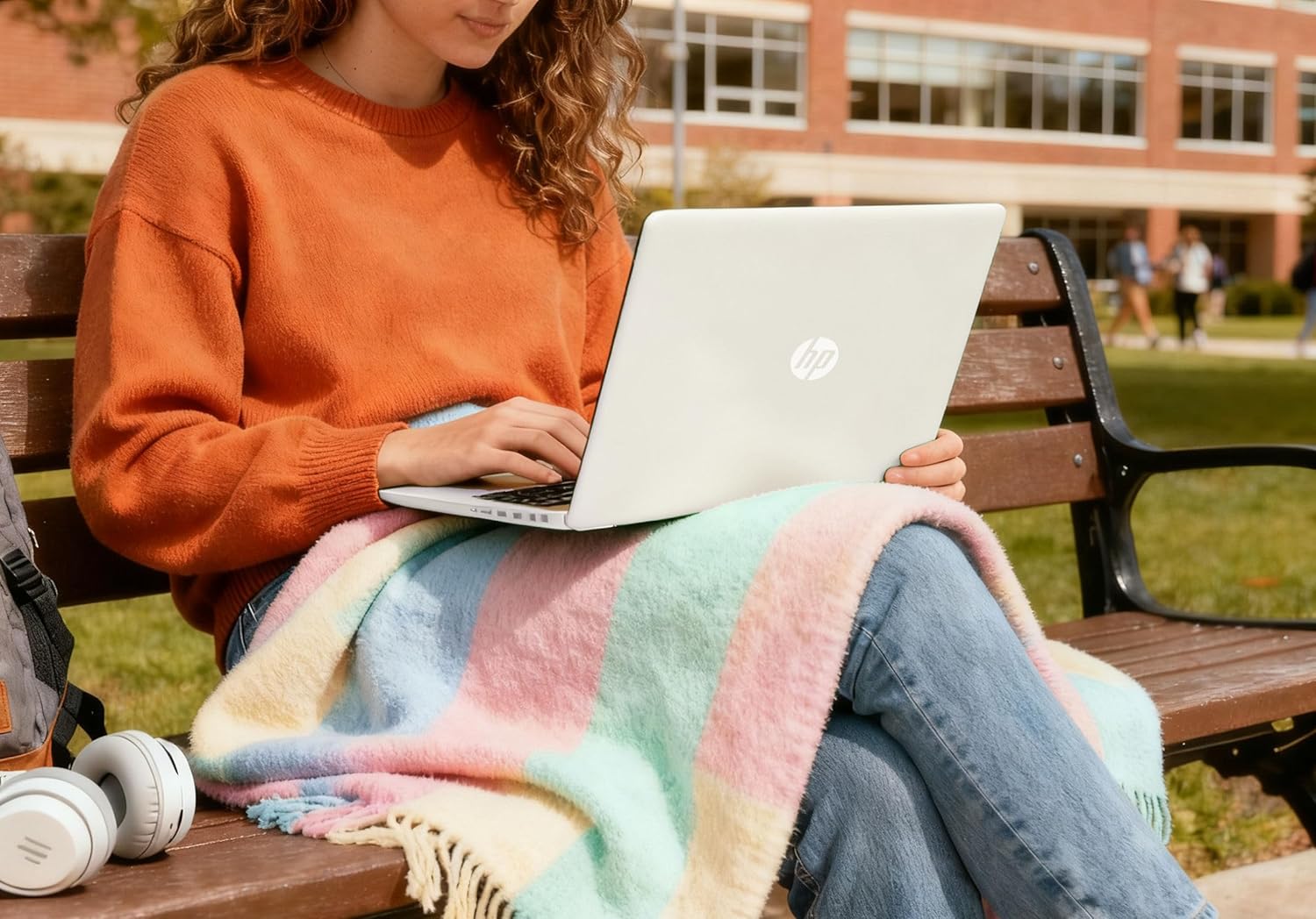 HP Ultrabook Laptop for Students and Business • Office 365 & Copilot AI • Intel 4-Core CPU • 1.1TB Storage (1TB OneDrive and 64GB SSD) • 8GB RAM • Windows 11 w/o Mouse