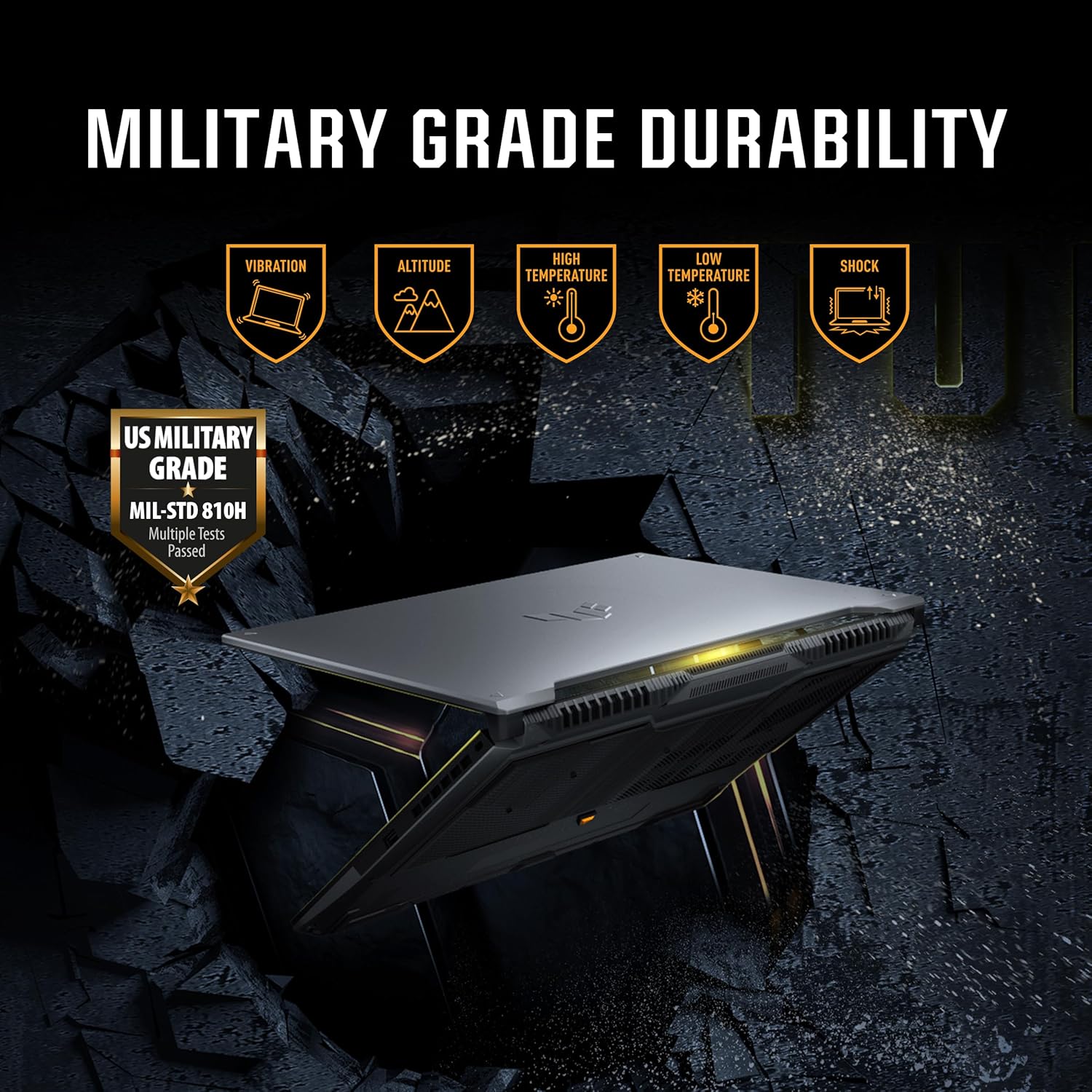 ASUS TUF Gaming F16 Gaming Laptop  16” FHD+ 144Hz IPS-Level 16:10 Display  Intel® Core™ 5 210H  NVIDIA® GeForce RTX™ 4050  16GB DDR5  512GB PCIe Gen4 SSD  Wi-Fi 6  Win11 Home  FX607VU-SS53
