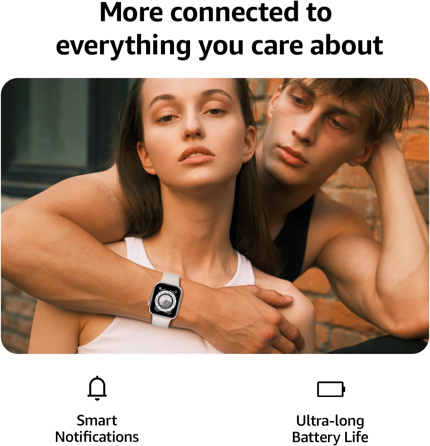 Smart Watch for Men Women Answer/Make Call  1.85" Smartwatch  Fitness Watch with Heart Rate Blood Pressure Sleep Monitor  140+Sports  IP68 Waterproof Step Counter Watch Compatible with Android IOS