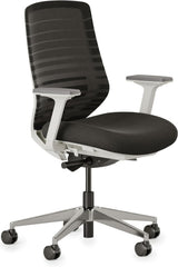 Branch Ergonomic Chair - A Versatile Desk Chair with Adjustable Lumbar Support, Breathable Mesh Backrest, and Smooth Wheels - Experience Optimal Comfort and Support - Black
