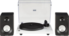 Crosley KT6101-WH Belt-Drive Bluetooth Turntable with Built-in Preamp and Included Speakers  White
