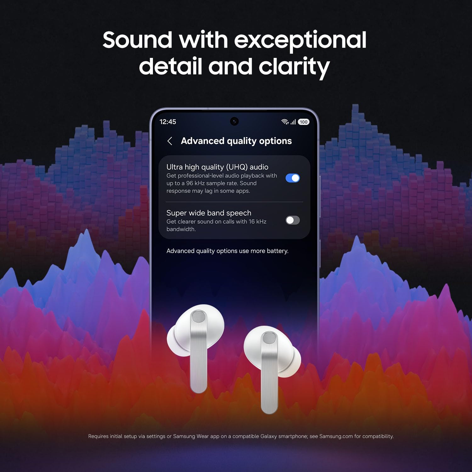 Samsung Galaxy Buds 4 Pro (2026) AI True Wireless Bluetooth Earbuds  Hi-Res Audio  2-Way Speaker  ANC 2.0  Optimized Comfort  IP57  Live Translation  White [US Version  2 Yr Warranty]