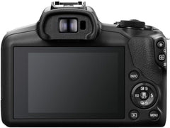 Canon EOS R100 Mirrorless Camera with RF-S18-45mm F4.5-6.3 IS STM Lens Kit  24.1 Megapixel CMOS (APS-C) Sensor  4K Video  RF Mount | Black Bundled with 64GB Memory Card & Camera Shoulder Bag (3 Items)