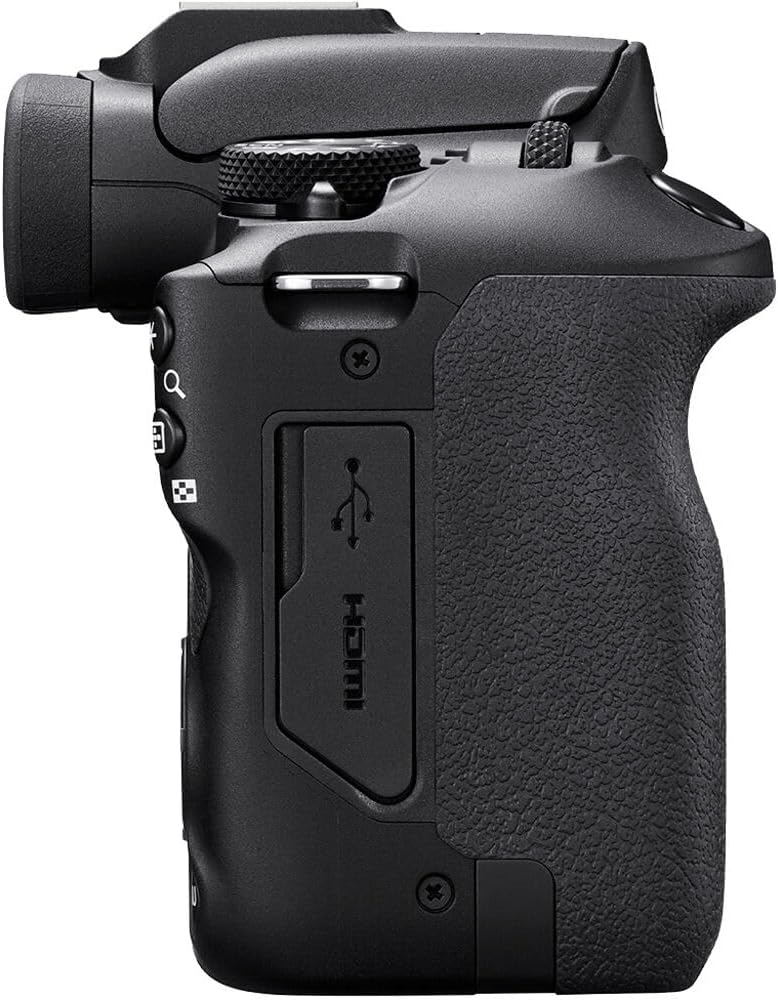 Canon EOS R100 Mirrorless Camera with RF-S 18-45mm f/4.5-6.3 is STM Lens | 24.1MP APS-C CMOS Sensor  Dual Pixel AF  Full HD Video | Compact RF Mount Camera for Beginners with Bag and 64GB Card