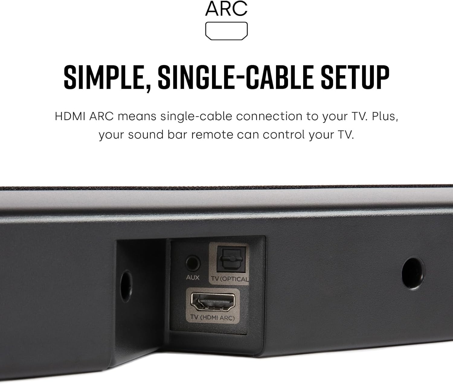 Polk Audio Signa S2 Sound Bar for Smart TV with Subwoofer  Wireless – Exclusive VoiceAdjust Technology  Ultra-Slim Design  Works with 4K & HD TVs  HDMI & Optical  Bluetooth  Wireless Streaming
