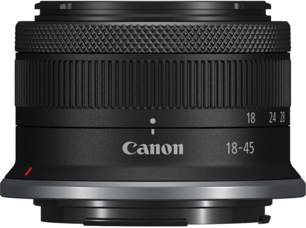 Canon EOS R100 Mirrorless Camera with RF-S18-45mm F4.5-6.3 IS STM Lens Kit  24.1 Megapixel CMOS (APS-C) Sensor  4K Video  RF Mount | Black Bundled with 64GB Memory Card & Camera Shoulder Bag (3 Items)