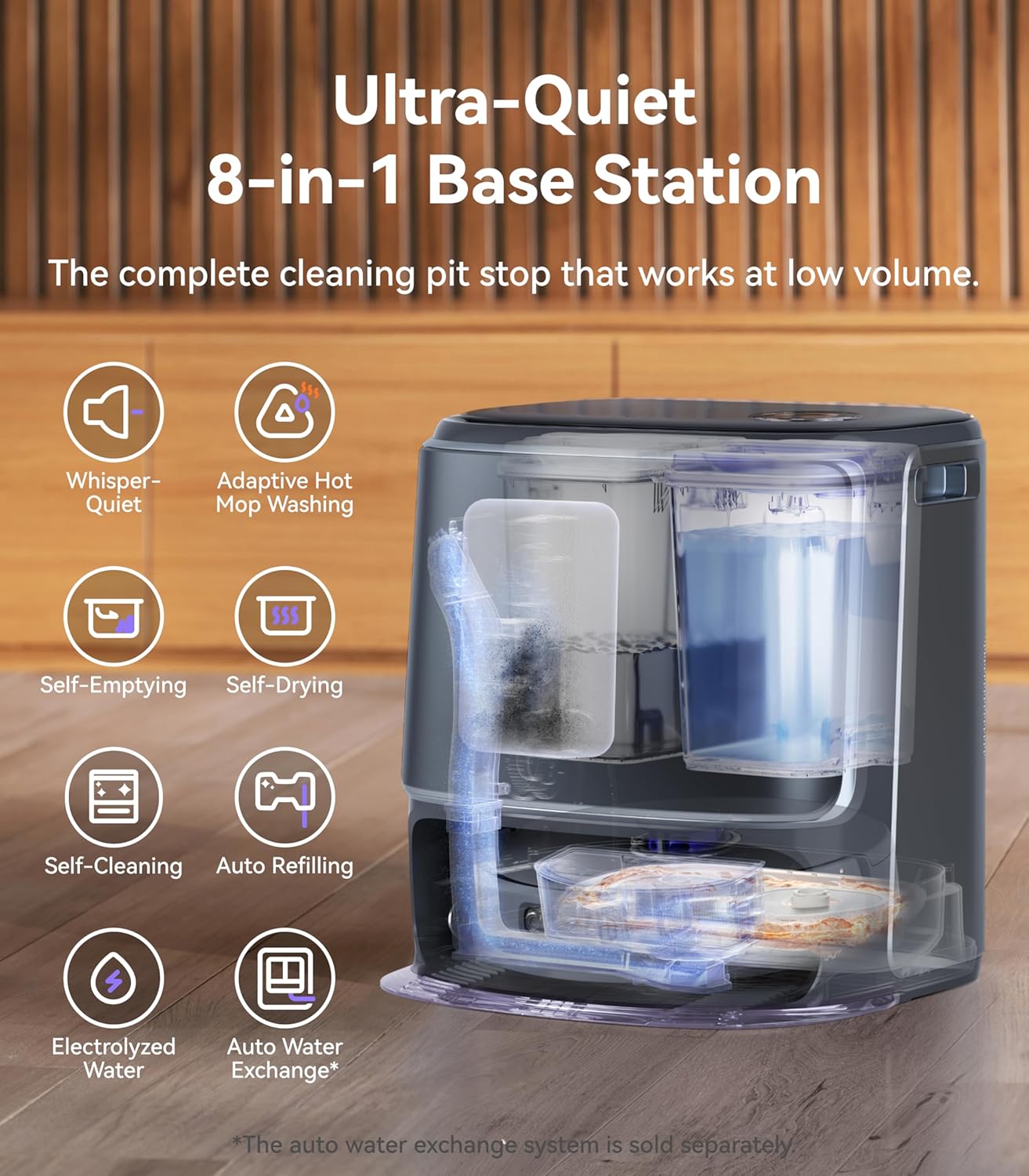 NARWAL Freo Z Ultra Robot Vacuum and Mop Combo and Floor Detergent