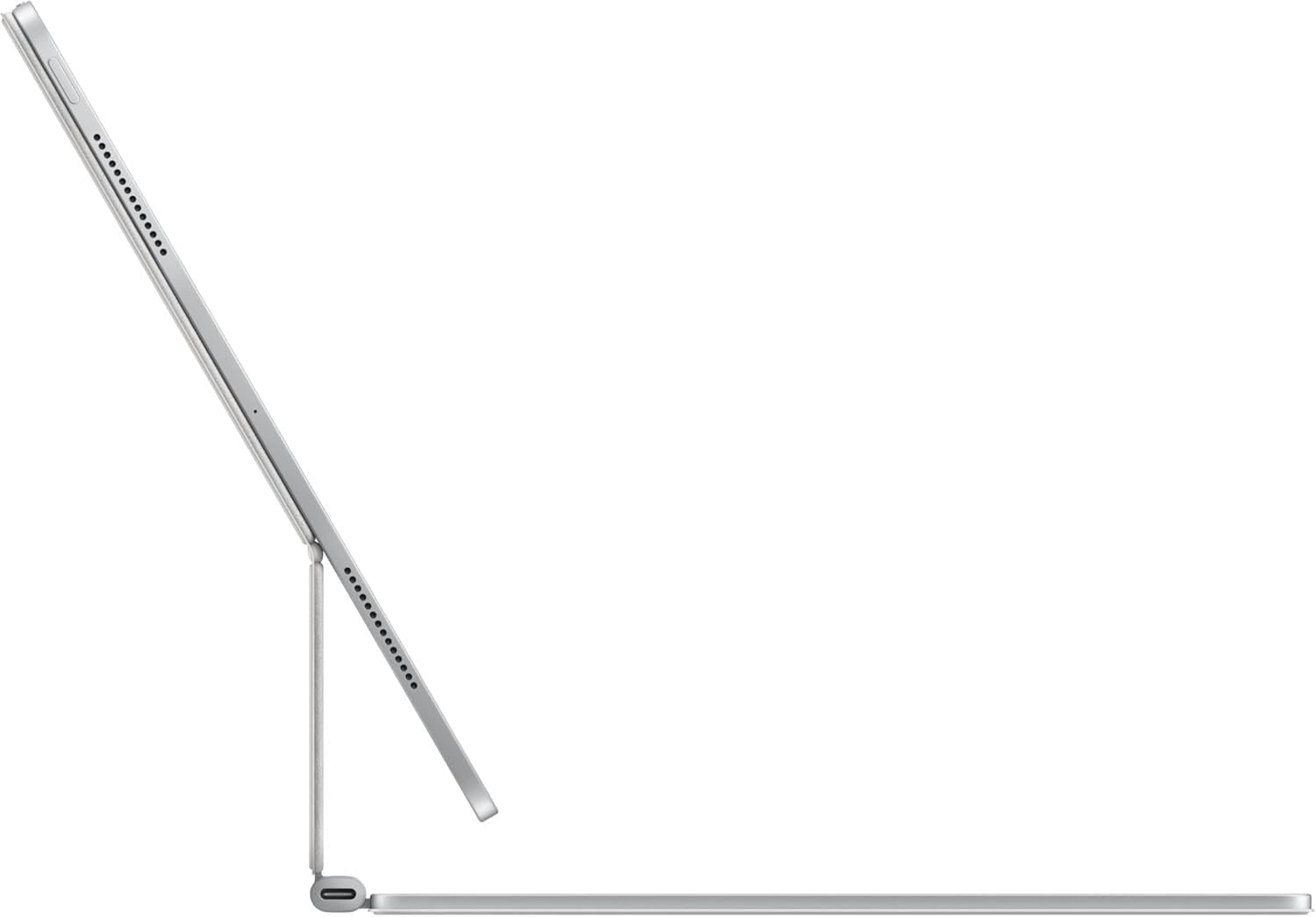 Apple iPad Magic Keyboard Case for iPad Pro 13-inch (QWERTY English) White (Renewed)