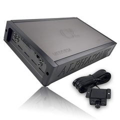 Alphasonik M2500.1D Mayhem Series High-Performance 2500W RMS Class-D High Current Monoblock Amplifier - 1 Ohm Stable  High/Low-Level Input/Output  4-Way Protection Circuitry  Bass Knob Included