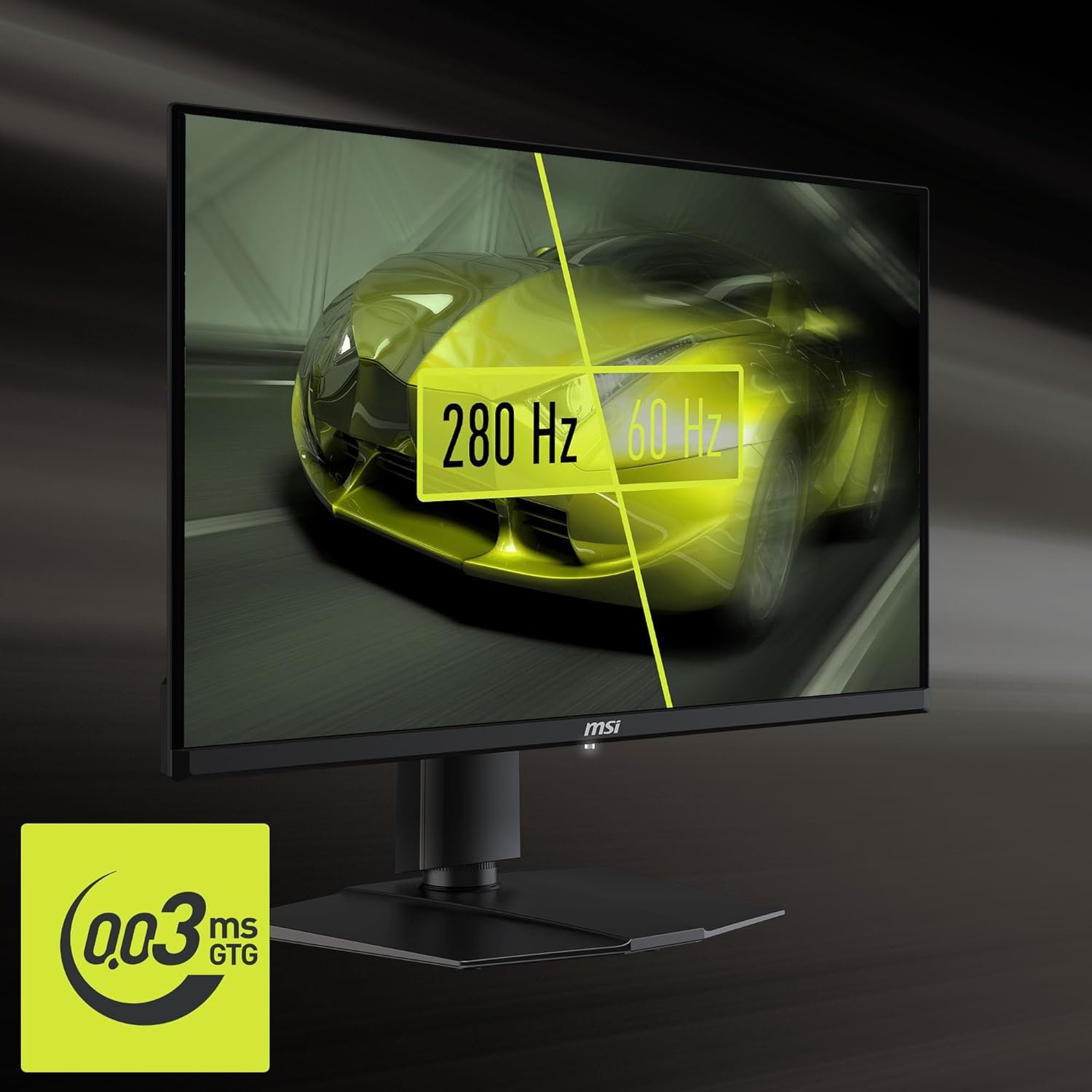 msi MAG 271QP QD-OLED X28 27-inch 2560 x 1440 (QHD) Gaming Monitor  280Hz  Adaptive-Sync  HDR Ready  HDMI  VGA Port  VESA Mountable  Tilt  4-Side Slim Bezel  0.03ms  Black