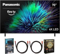 Panasonic TV-70W70BP W70 Series 70 inch LED 4K Ultra HD Smart Fire TV Bundle with 2X 6FT Universal 4K HDMI Cable  Theater Essentials and CPS Exclusive 26 Month Protection Pack BEACH-CPS-26M1000ATV