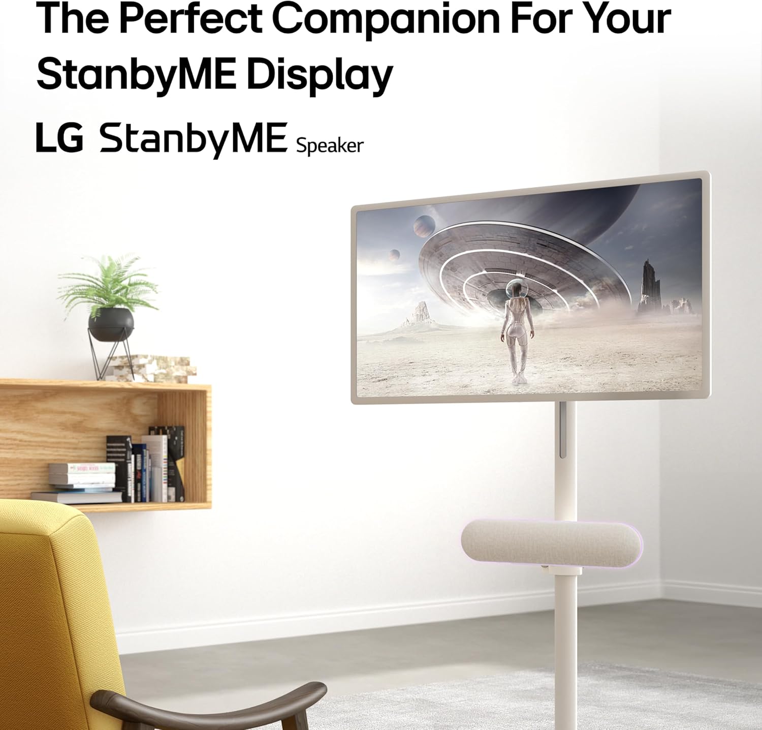 LG 27-Inch Class StanbyMe 1080p-Portable Touch-Screen-Monitor 27ART10AKPL  Built-in Battery  Full Swivel Rotation  60Hz Refresh Rate  Calming Beige