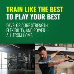 GolfForever Swing Trainer – Golf Fitness & Training System for Strength  Flexibility & Swing Power – Includes Membership & Premium Training Bar for Golf-Specific Workouts