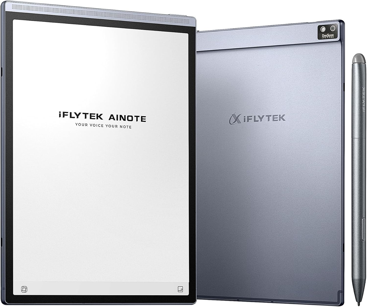 iFLYTEK AINOTE Air 2 Bundle – 8.2" E Ink AI Note-taking Tablet with Stylus  4096 Pressure Levels  Digital Notebook with Voice-to-Text Transcription  Multi-languages Support  Ideal for Meetings & Study