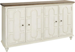 Signature Design by Ashley Roranville French Country Accent Cabinet or Server, White