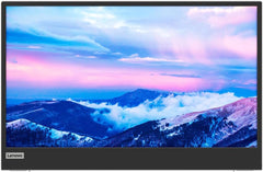 Lenovo L15 Portable Monitor  15.6” Display  Full HD Resolution  IPS Panel  250 nits Brightness  60Hz Refresh Rate  USB-C Ports  Height-Adjustable Stand  Flicker-Free Technology  Grey
