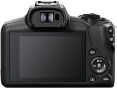 Canon EOS R100 Mirrorless Camera with RF-S 18-45mm f/4.5-6.3 is STM Lens | 24.1MP APS-C CMOS Sensor  Dual Pixel AF  Full HD Video | Compact RF Mount Camera for Beginners with Bag and 64GB Card