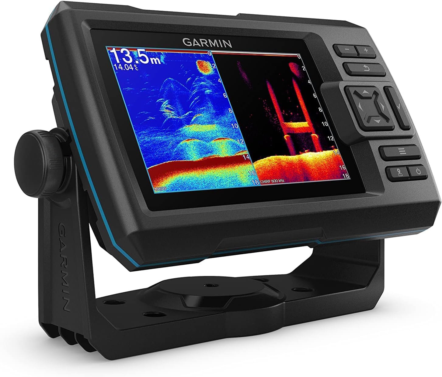 Garmin Striker Vivid 5cv  Easy-to-Use 5-inch Color Fishfinder and Sonar Transducer  Vivid Scanning Sonar Color Palettes (010-02551-00) (Renewed)