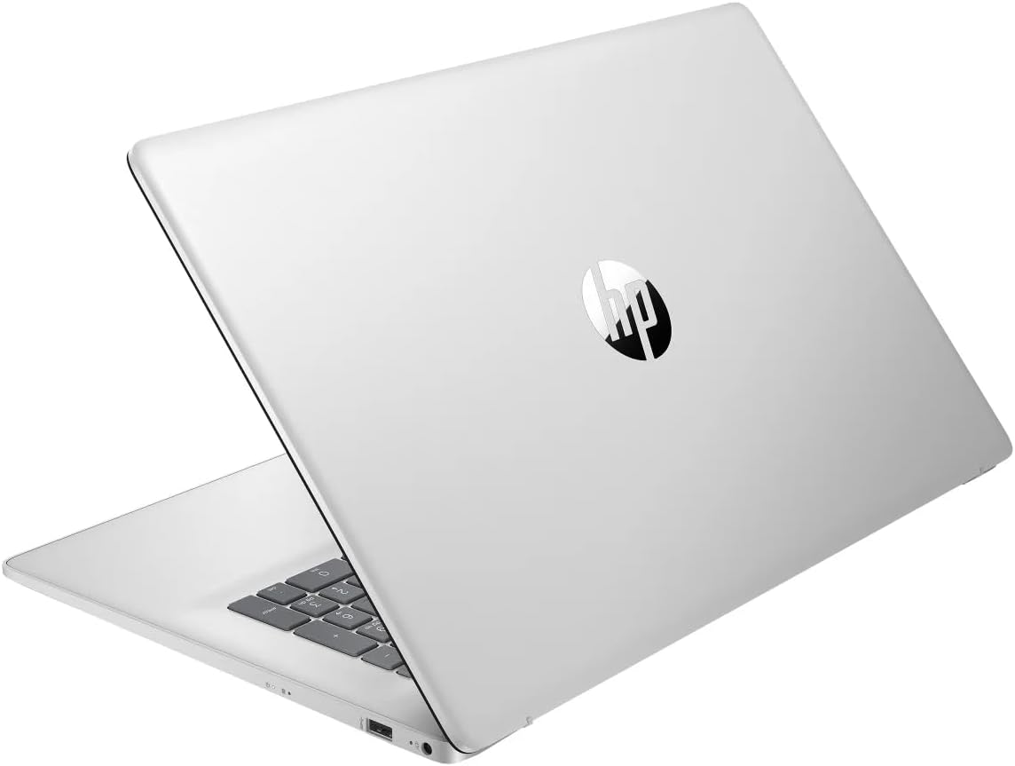 HP 17.3" Touchscreen Laptop Computer  64GB RAM 2.5TB Storage (2TB SSD+512GB Docking Station Set)  6-Cores AMD Ryzen 5  Windows 11  PLUSERA Earphones