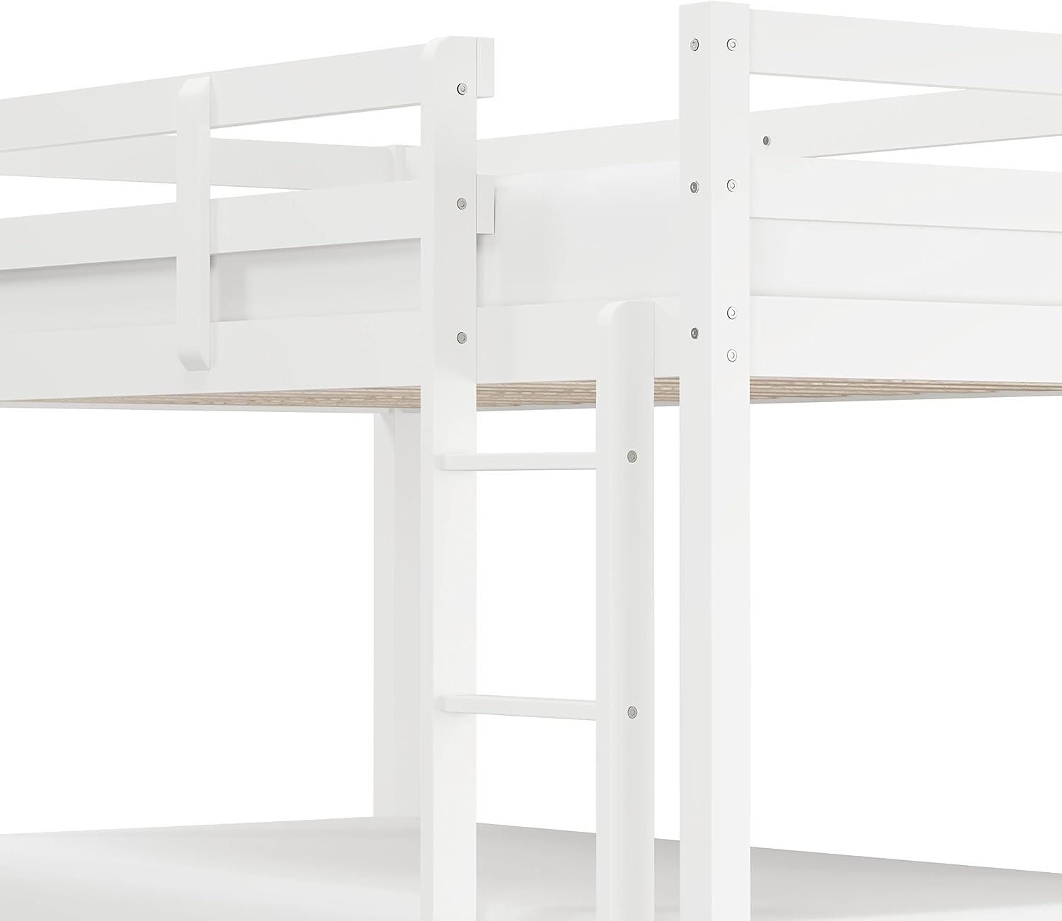 Hillsdale Kids and Teens Caspian Twin Bunk Bed, Twin/Twin, White