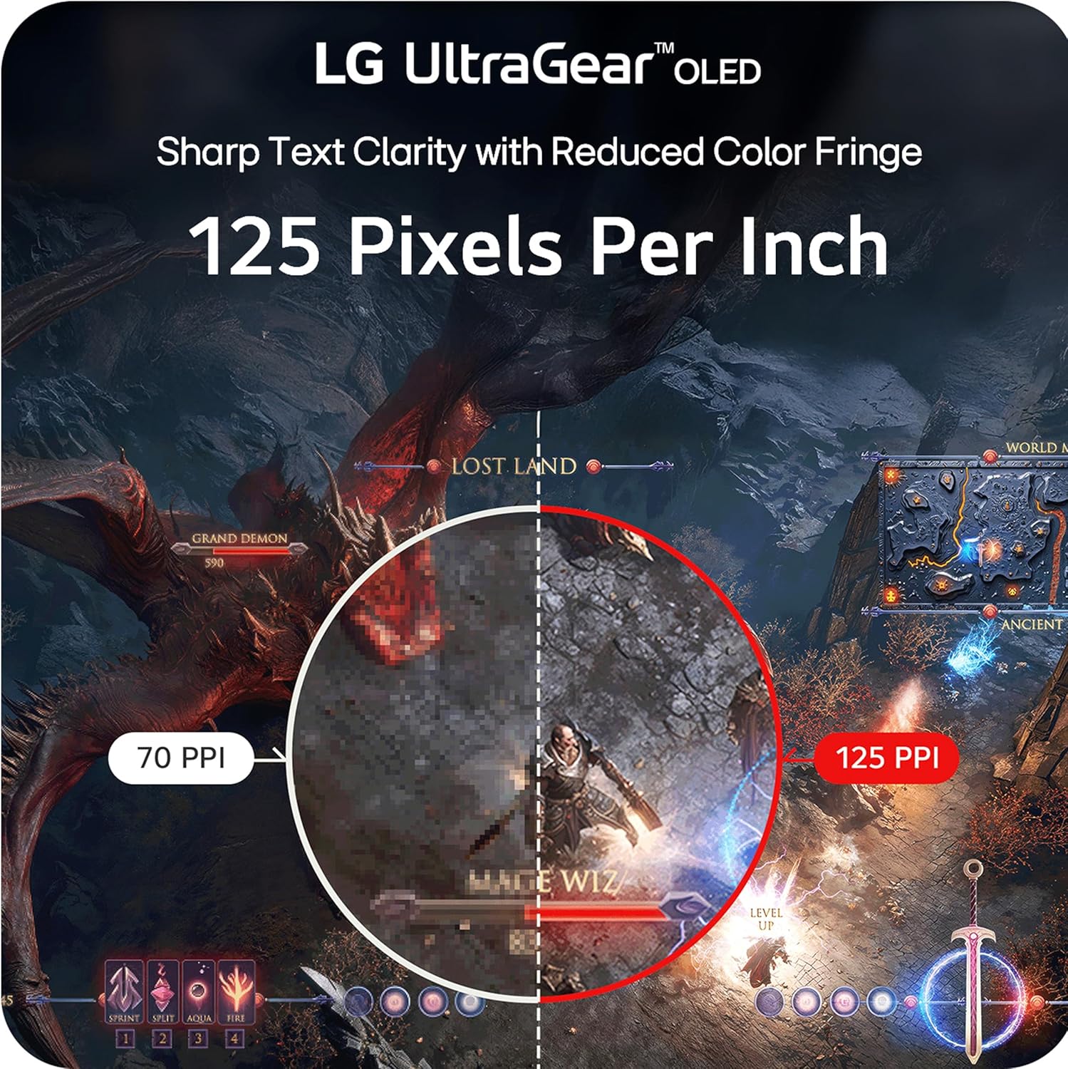LG 45GX950A-B 45-inch Ultragear 5K2K WUHD (5120 x 2160) OLED Curved Gaming Monitor  Dual-Mode  165Hz  0.03ms  NVIDIA G-Sync  AMD FreeSync Premium Pro  HDR True Black 400  USB Type-C 90W  DP2.1