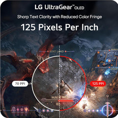 LG 45GX950A-B 45-inch Ultragear 5K2K WUHD (5120 x 2160) OLED Curved Gaming Monitor  Dual-Mode  165Hz  0.03ms  NVIDIA G-Sync  AMD FreeSync Premium Pro  HDR True Black 400  USB Type-C 90W  DP2.1