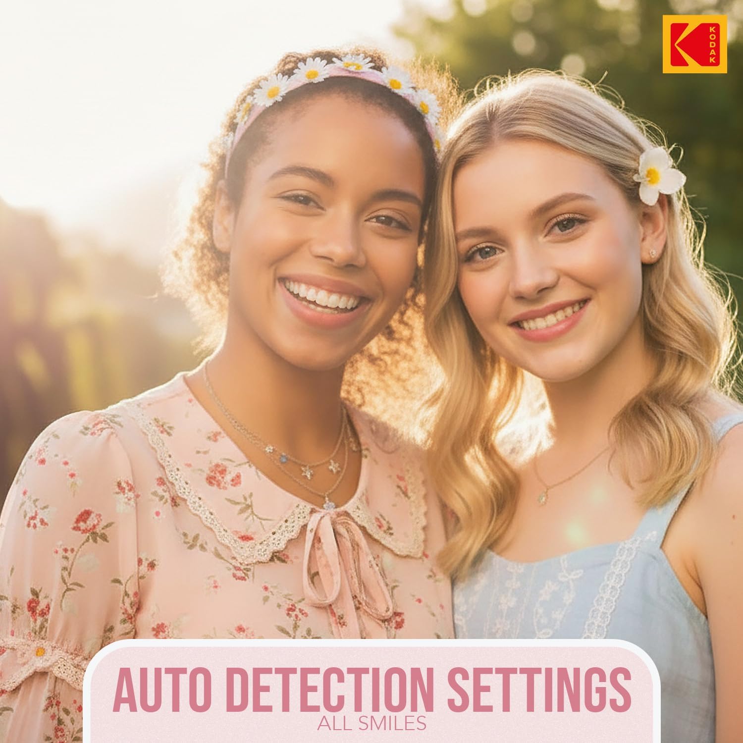 Kodak PixPro Friendly Zoom FZ55 16MP 1080p Full HD Digital Camera (Pastel Pink) Bundle with 128GB SD Card  Battery (2-Pack) and Travel Organizer (4 Items)